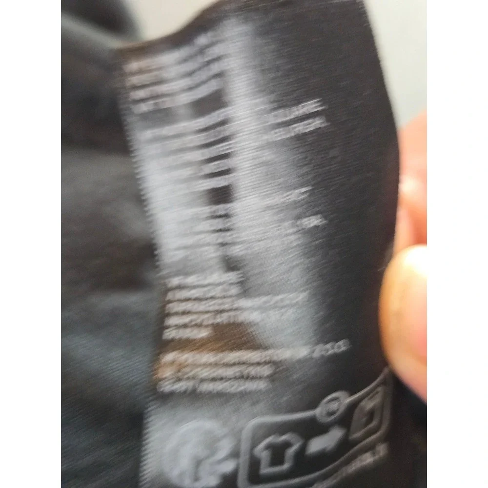 The North Face Fleece‎ Vest Mens Large Black NY Auto Show Full Zip NF0A47FA